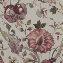 Delilah Winterberry Linen Curtain Tie Backs